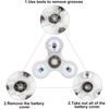 LED Fidget Spinners, Light Up Sensory Fidgets Toys, Glow In The Dark Toy, ADHD Anxiety Stress Relief Toys, Easter School Classroom Exchange Gifts