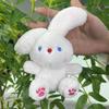 Adorable Plush Bunny And Bear Keychain Pendant With Soft Short Fur For Accessories Cute