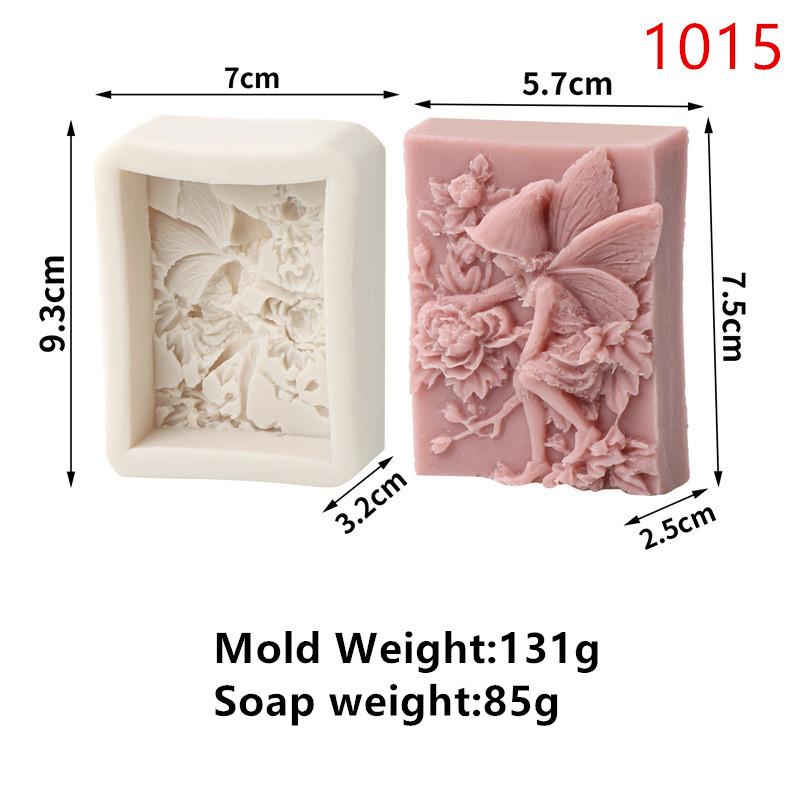 Leśna Dziewczyna Wróżka Kwiatowa Silikonowa Forma do Mydła DIY Elf Anioł Dziewczyna Świeca Żywica Gips Ręcznie Robione Mydło Wosk Glinka Artystyczne Rzemiosło Wystrój Domu