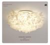 2025 Modern Minimalist Petal Ceiling Light - Full Spectrum, Warm & Romantic for Master Bedroom