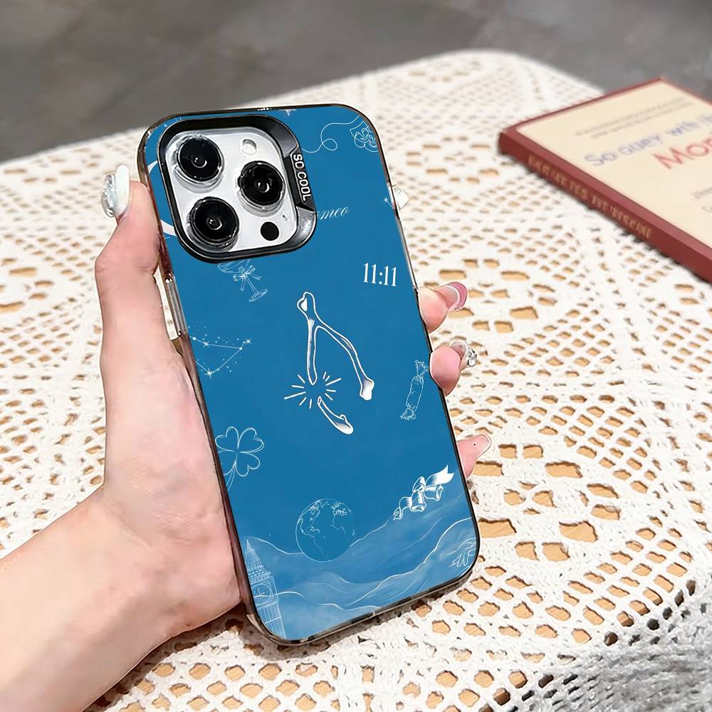 Conan G-Gray Wishbone Phone Case For iPhone 17,16,15,14,13,12,11 Plus,Pro Max,XS,Colored silver phone case