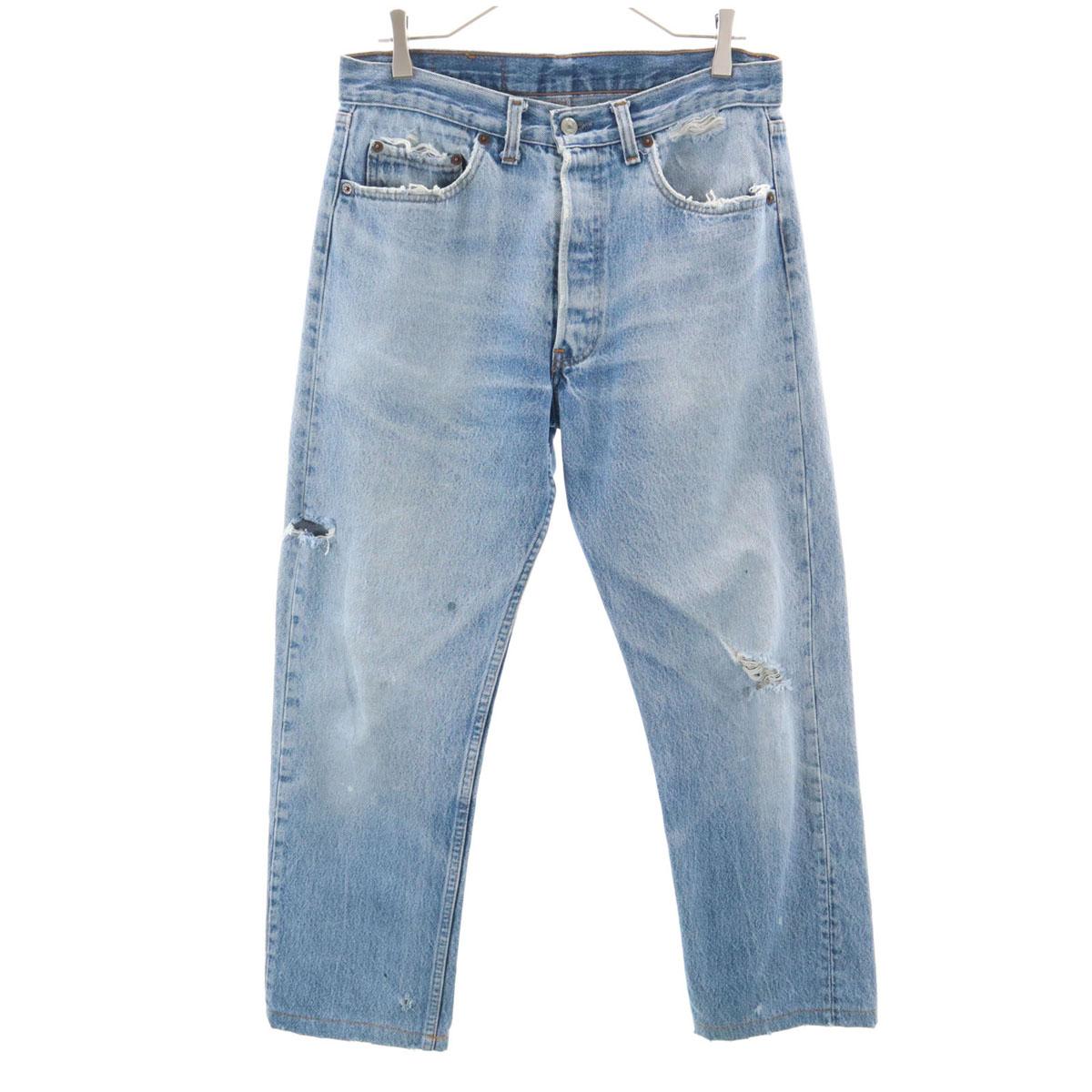 

Levi s 80s vintage Straight denim pants Jeans button fly Men s Used