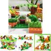 Dinosaur Building Blocks Set For Kids With Large Abs Plastic Pieces For Creative Play