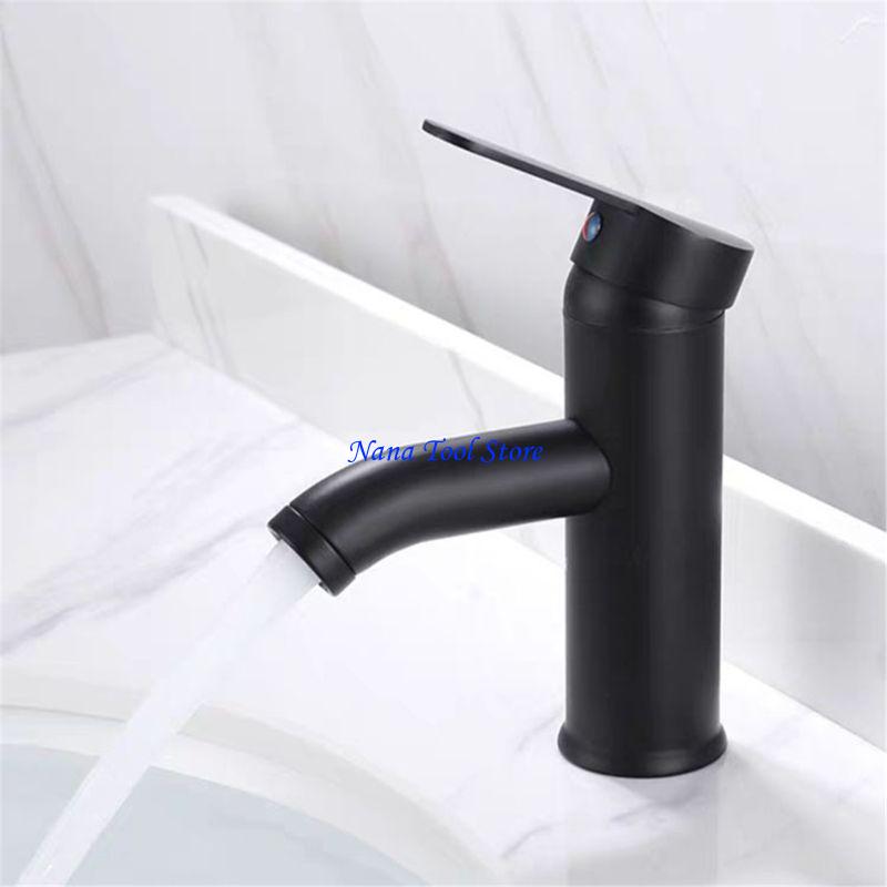 31GJ Single Handle Basin Faucet Cold/Hot Mixer Basin Tap Single Hole Sink Faucet