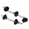 Rain Chain 37.4in Aluminum Alloy Flower Rain Catcher Chain for Downspout Patio Decoration