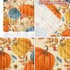 2pcs, 2D FLAT PRINTING Curtains (Without Rod) Colorful Gourds Christmas Festival Chic Print Curtains Prints Light Filtering