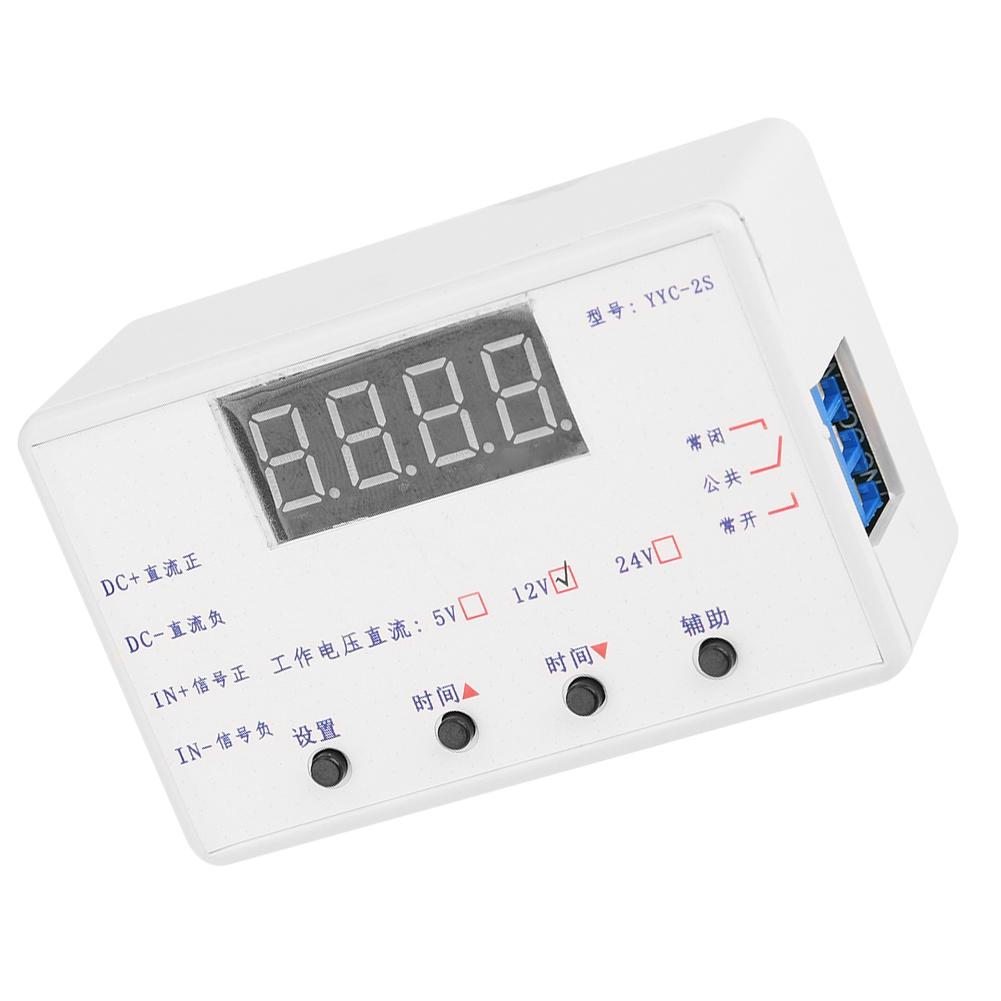 LED Display Adjustable Timer Relay Automation Control Switch Module (12V)