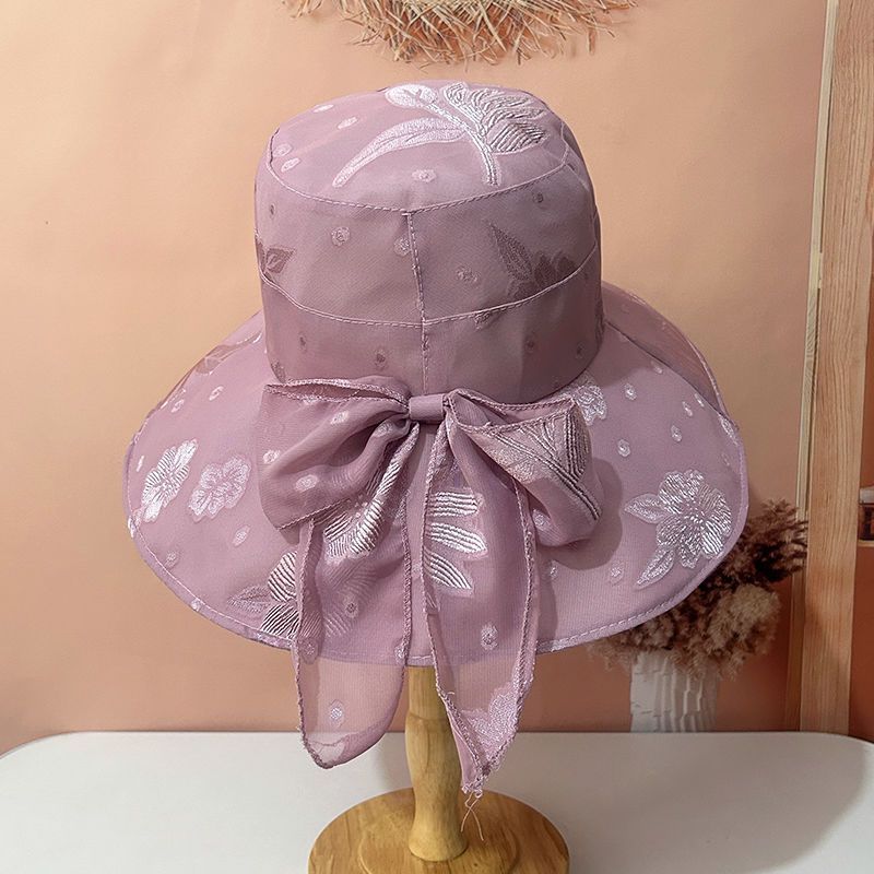 Fisherman's Hat Women's Summer Travel Thin Organza Sun Hat Fashionable Women's Sun Hat Women's Grass Hat