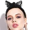 Elegant Lace Triangular Scarf for Women and Girl Breathable Tulle Bandana Comfortable Headwear for Daily and Special Wear
