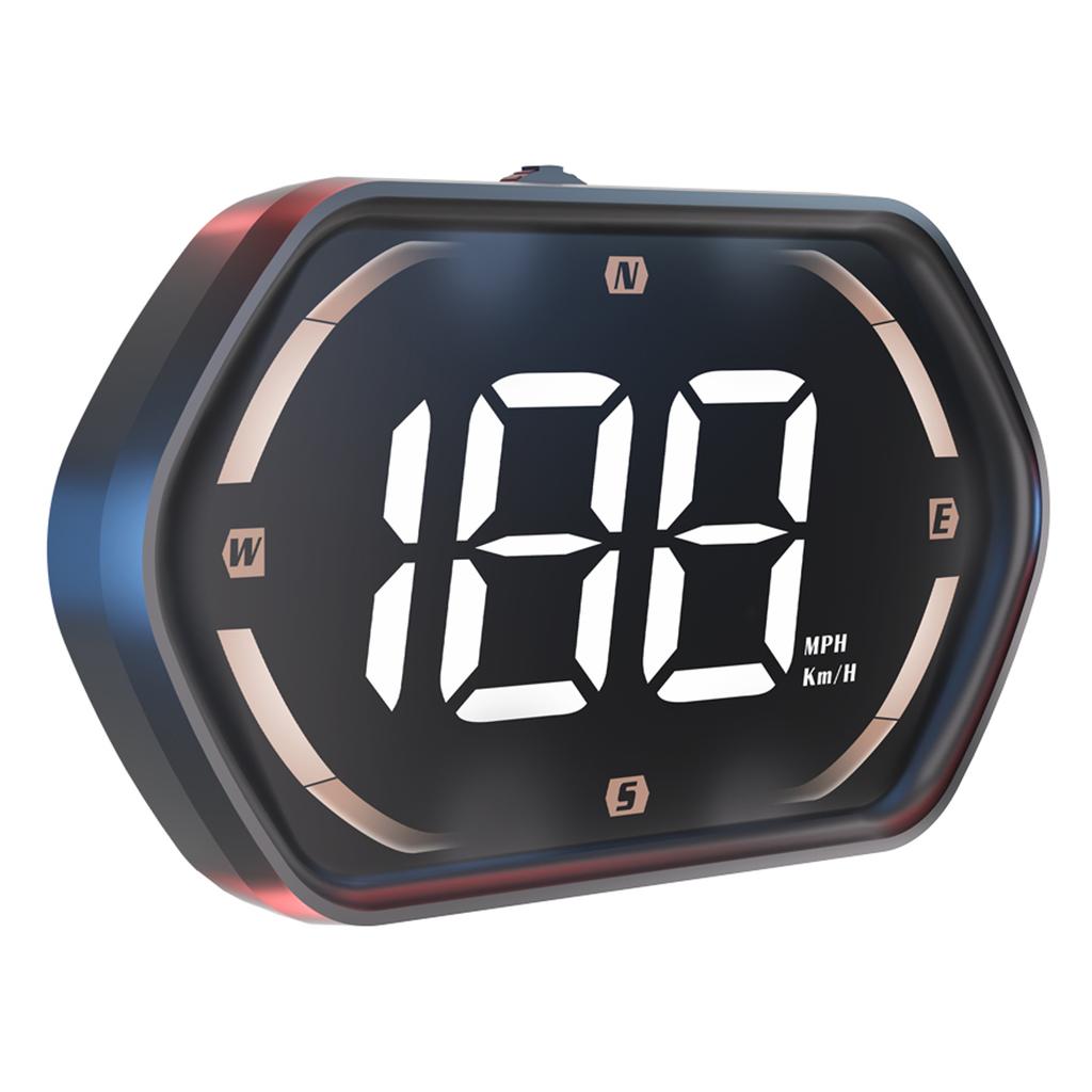 Car Hd-Up Display, GPS meter With MPH/ , Overspeed Alarm, Auto Brightness Adjustment, Plug and Play for All Vehicles