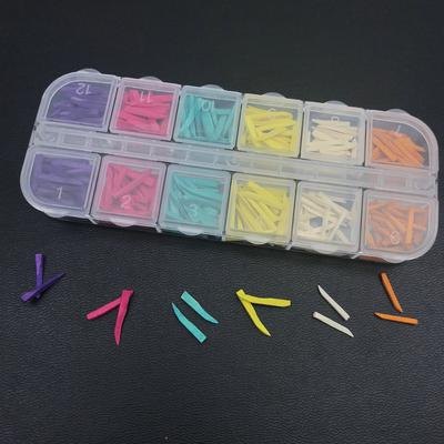 300pcs/Set Dental Disposable Restoration Interdental Composite Contoured Wood Wooden Wedges