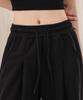 Ellamo Wide One-Pleat Sweatpants [Black]