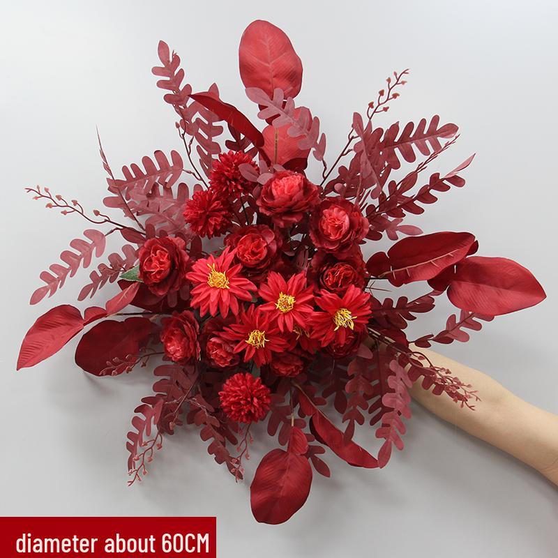 Silk Hanging Flower Garland for Wedding Aisle, T-Stage, or Ceiling Decor
