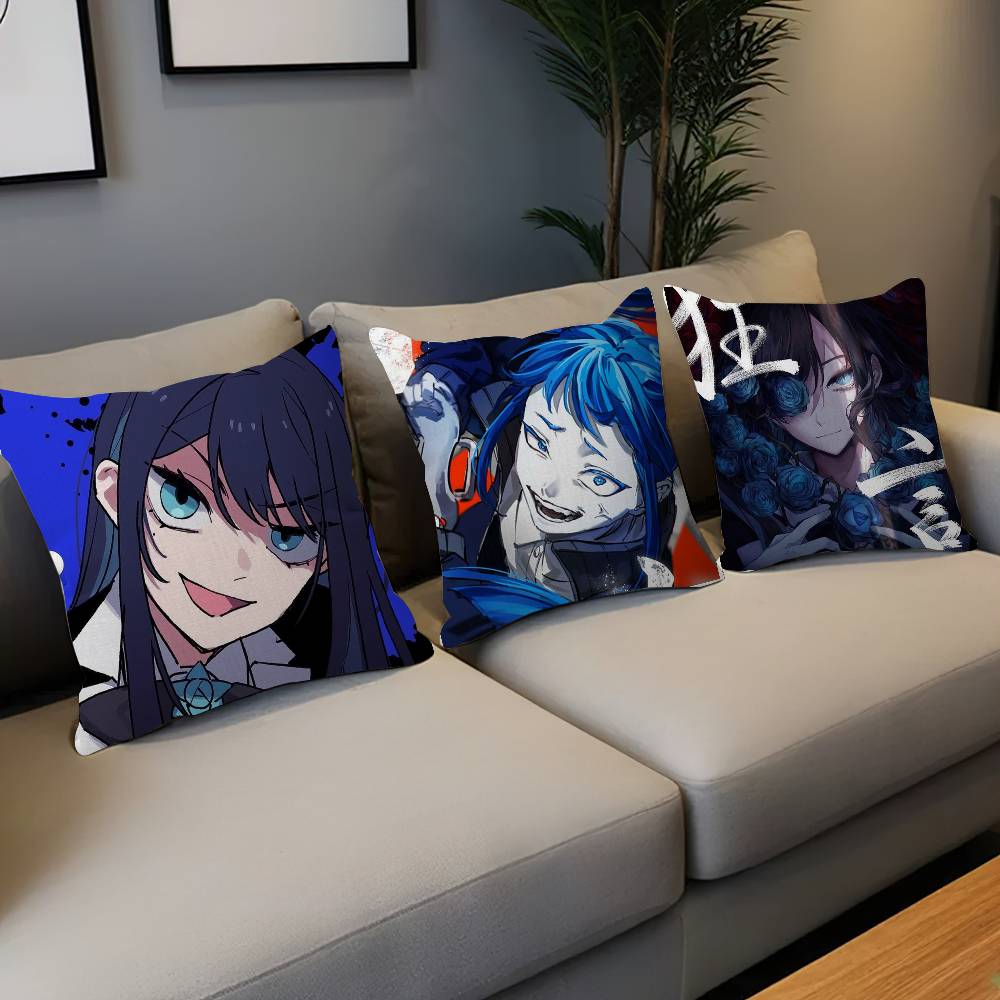 Ado Kyogen X Uta Cushion Cover Car Throw Pillow Case For Sofa Car Christmas Gift xcm xcm