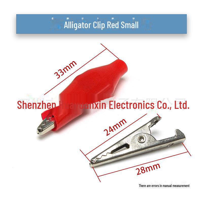 Cleme electrice tip crocodil: Cleme de testare cu teacă pentru baterii, cabluri și alimentare - mici, medii, mari