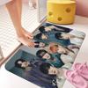 KPOP A-ATEEZs Room Mats Nordic Style Home Doormat Bathroom-Toilet Mats Bedroom Hotel Decor Mat