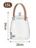 Large Capacity Cold Beverage Kettle with Spigot and Handle for Fruit Tea and Lemonade
