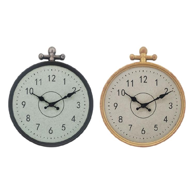 Weatherproof 14Inch Wall Clock with Quiet Movement Clock for Poolsides and Garden Decors Camping Accessorries Clock