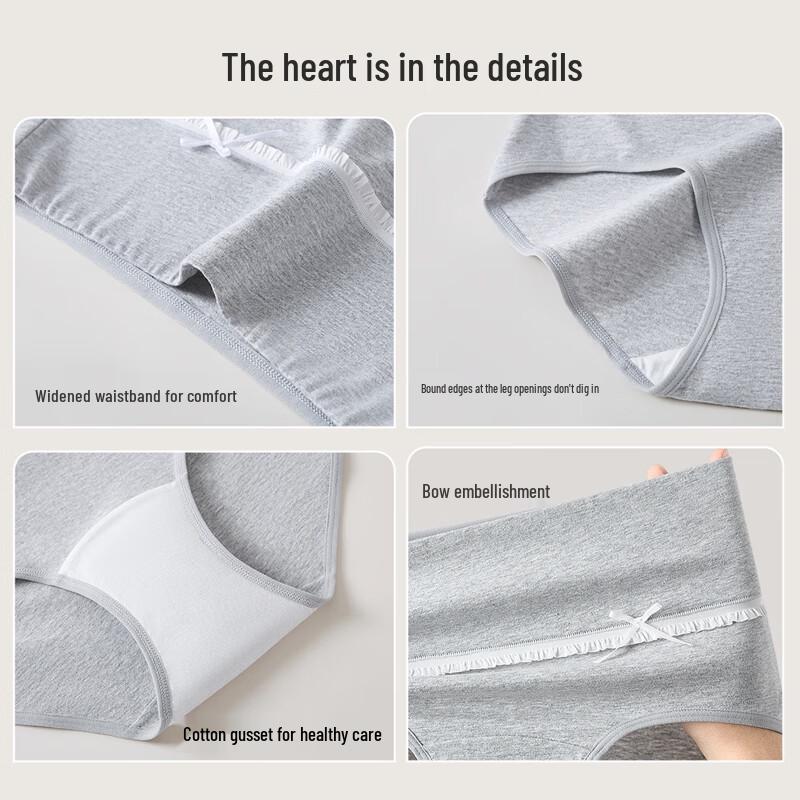Yiershuang 10A Antibacterial Pure Cotton Women's Briefs