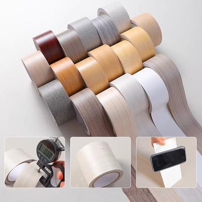 1pc Simulation Wood Grain Repair Glue Tape Roll ,Self-adhesive Wallpaper Contact Paper ,Door Furniture Table Decor, Furniture Fl