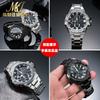 Dla Casio G-SHOCK Stalowe Serce Metalowa Bransoleta Zegarkowa GST-W300G 400G S130 GST-B100 GST-210 Solidny pasek do zegarka ze stali nierdzewnej Akcesoria