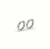 Punk Style 1-8-Piece Stainless Steel Ear Clip Set - Chic Circle Ear Cuffs, No Piercing Needed, Trendy Jewelry Gift