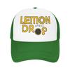 Lemon Drop ATEEZ Kpop  Merch Mesh Foam Trucker Hat Summer Outdoor Golden Hour Part  Meshback Snapback Cap Sturdy Adjustbale