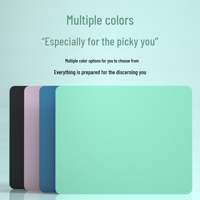 Non-slip Odorless Silicone Mouse Pad - Dirt-resistant Desk Pad with Negative Ions for Gaming and Office Use