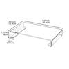 Acrylic Tray Pedestal Stand Bathroom Decor Soap Dish Holder Clear Display Riser for Vanity Living Room Makeup Desk Bathroom