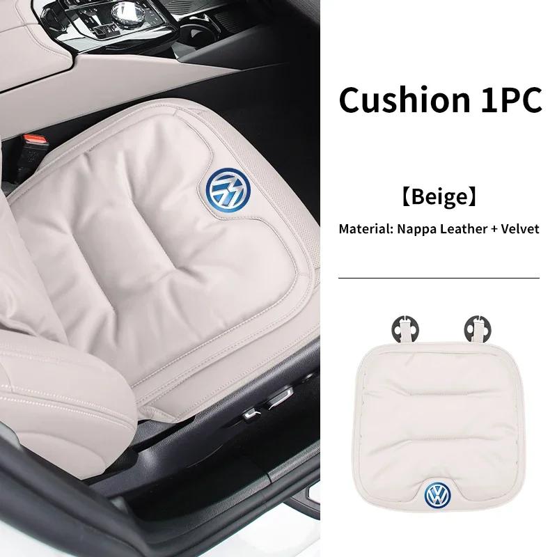 Car Front Rear Seat Cover Velour Leather Cushion Backrest Protective Mat For VW Scirocco Beetle Golf Passat Polo Sharan Touran