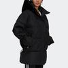 adidas Originals Winter Casual Solid Color Hooded Down Jacket Women Outerwear Black GU1782