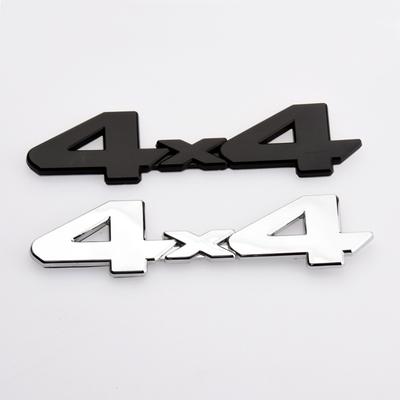 3D Metal 4x4 Logo Letters Car Trunk Emblem Badge Decal For  Tacoma Off Road FJ Land Cruiser Hilux 4X4 Sticker Accessories