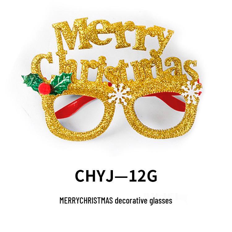 Festive Christmas Eyeglass Frames for Adults & Kids - Creative Holiday Party Accessories & Gifts