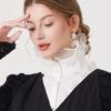 Fashionable Detachable Collar High Neck Accessory Neckwear For Dresses Blouses Formal Event Half Shirt Decorative Collar