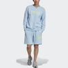 adidas Originals Clover Sports Casual Breathable Knit Comfort Loose Shorts Men Shorts Blue DV1942