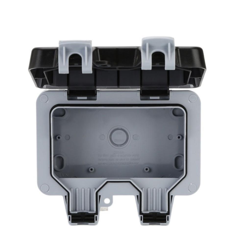 Waterproof Design Wall Switch Socket Dust Proof Power Socket Case Electrical Power