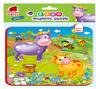 Educational Magnetic Puzzles - Farm Animals, Red Ladybug, Ideal for Children, Ce|En 71, 17X22X5 Cm, 50 Pieces In a Carton