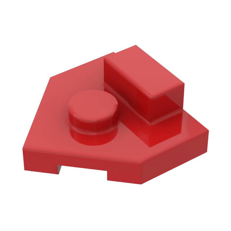 

10pcs 27928 2x2 Angled with Center Stud Building Blocks Moc Classic Accessories Compatible Bricks Toys Children Gift 10pcs красный