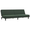 VidaXL 2-seater Sofa Bed Dark Green Velvet 375928