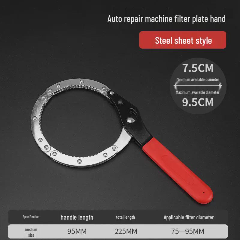 Front-Mounted Oil Filter Removal Wrench - Belt Chain Tool