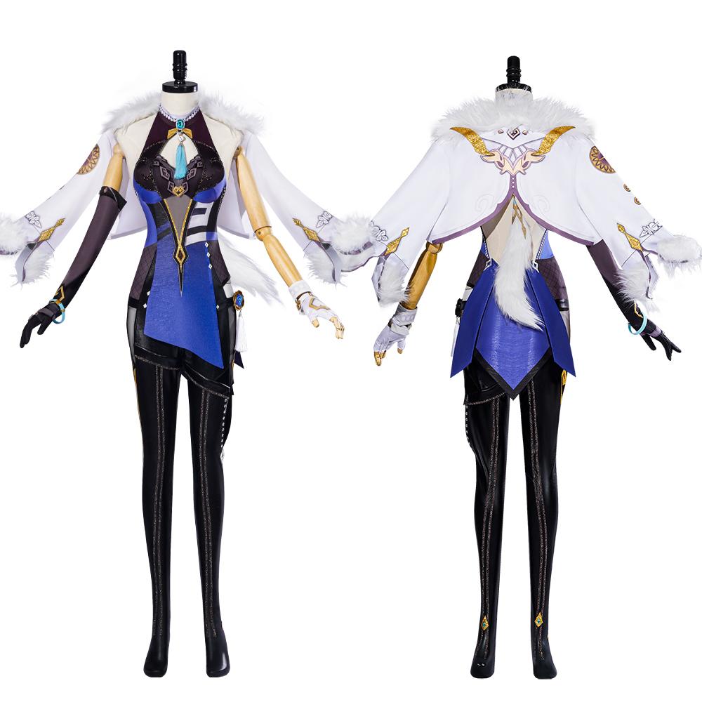 Yelan   Cosplay Costume Sexy Lovely Uniform Halloween Party Outfit Women Shoes