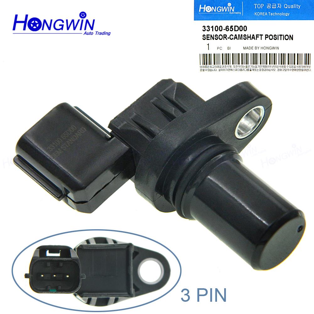 Camshaft Position Sensor & Plug 33100-65D00 For Chevrolet Tracker Suzuki Vitara 2.0 2.5 99-04 3322050G00 3310065D00 J5T23182M1 1 PCS Sensor