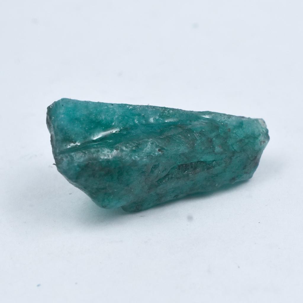 Smeraldo Verde Naturale 168 Carati Certificato Grezzo Non Tagliato Pietra Preziosa Sfusa