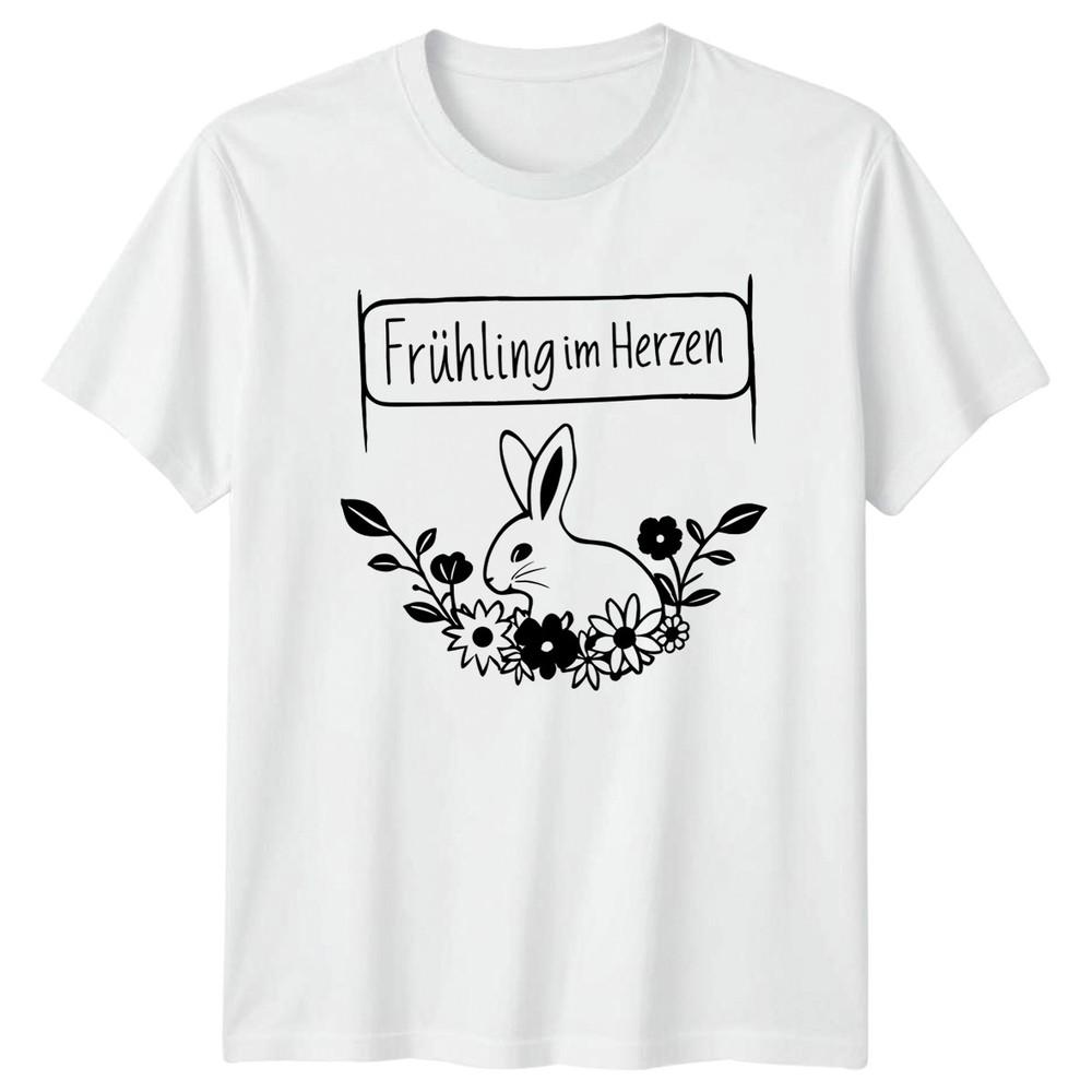 Fruhling Im Herzen Unisexs TShirt GerUnisex Spring Easter Easter Gift For Her S