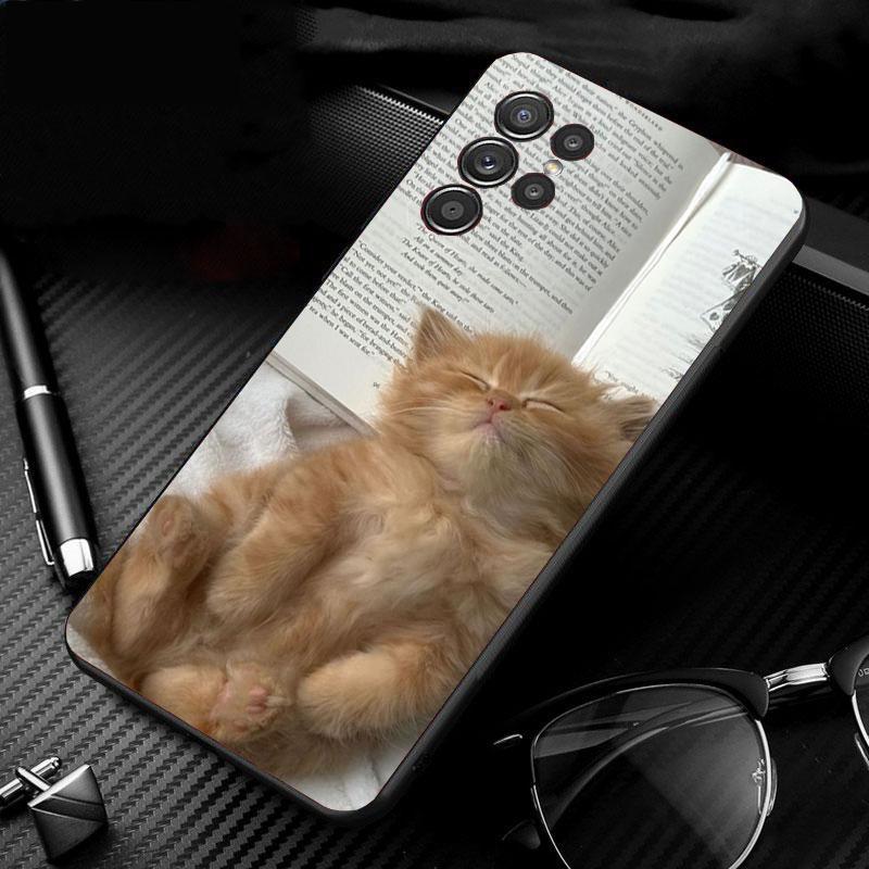 

Phone Case For Samsung Galaxy S25 S24 S23 S22 S21 Ultra S24 S23 S22 S21 S25 Plus S24 S25 FE Cute Cat S23