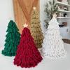 1 Piece of Cartoon Hand-woven Christmas Tree Desktop Decoration Ornaments Christmas Simulation Christmas Tree
