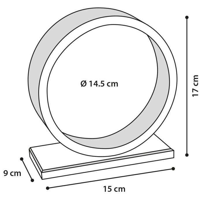 Roue d'exercice pour rongeurs Danco S