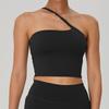 Foreign Trade New European and American Oblique Shoulder Beauty Back Yoga Nude Feel Yoga Clothes Top Outdoor Running Sports Fitness Vest Women