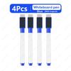 48-1Pcs Magnetic Erasable Whiteboard Pen Color Options Numbering Stationery Office Teaching Supplies for Student Blackboard Note