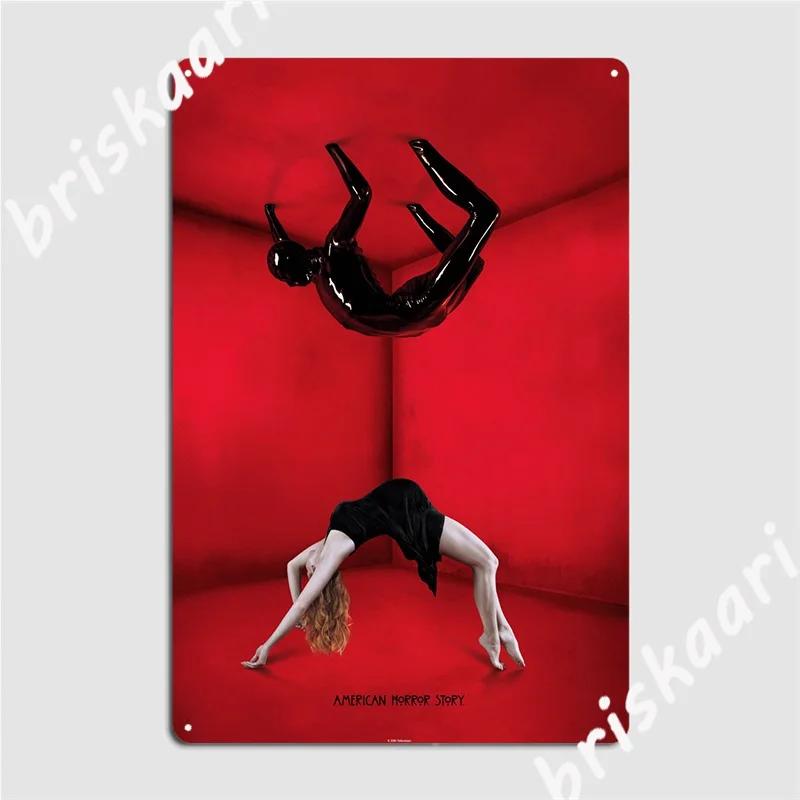 

American Horror Story Murder House Metal Sign Cinema Wall Decor Cinema Living Room Retro Tin Sign Poster 20x30cm（7.8x11.8inch）